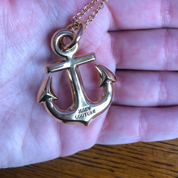 NWOT Juicy Couture Anchor Necklace - Picture 3 of 4